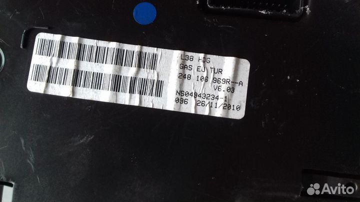 Панель доска приборов Renault Fluence