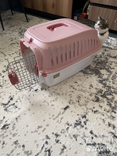 Переноска для животных пластиковая N1