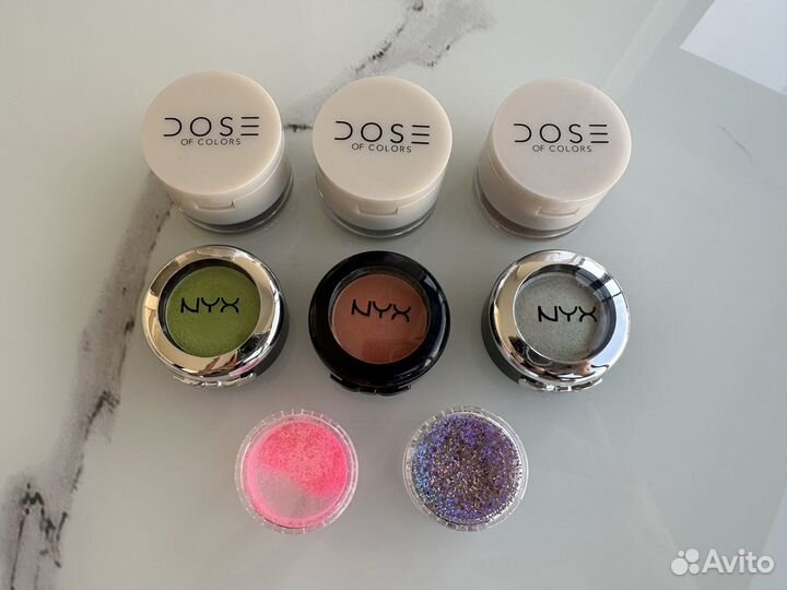 Тени для век спарклы cos nyx