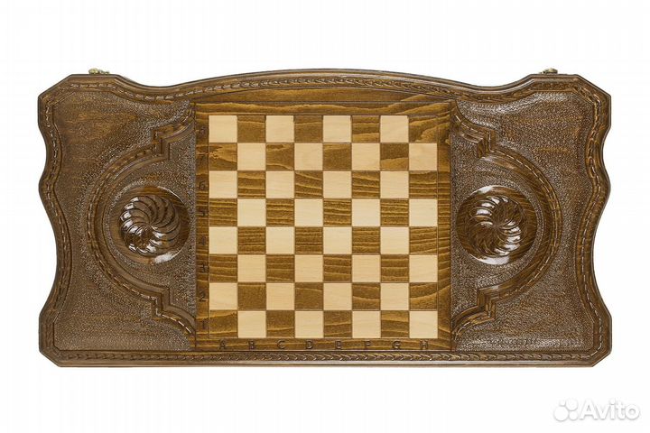 Нарды резные Гранат 60 х 60 см бук Армения 62896