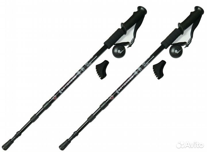 Палки для скандинавской ходьбы FF715-4 цв черный