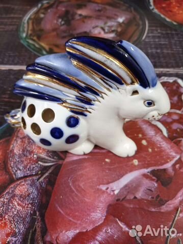 Дикобраз карандашница, ссср,лфз, Фарфор