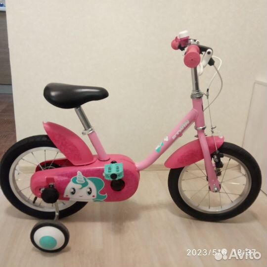 Детский велосипед 14 дюймов B.twin Декатлон