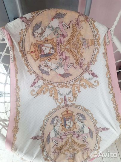 Шелковый шарф Kiss me doll