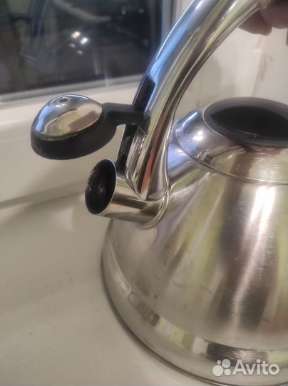 Чайник из нержавейки 2.5 л со свистком