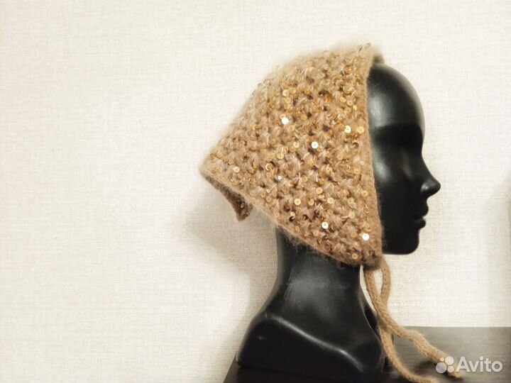 Косынка вязаная