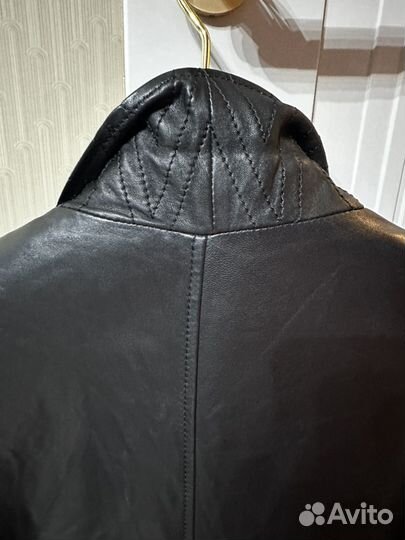Кожаная куртка пиджак versace оригинал