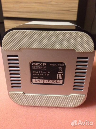 Dexp p260 портативная колонка