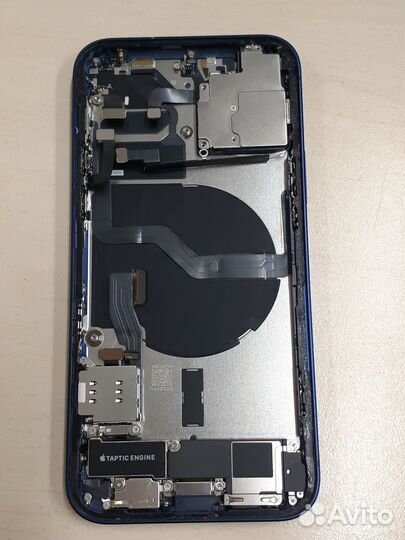 Корпус iPhone 12 Синий OR в сборе со всеми шлейфам