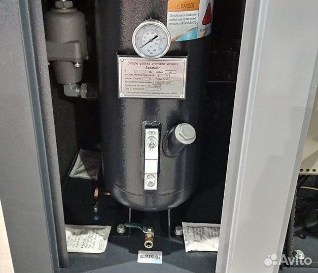Винтовой компрессор ironmac 8 бар, 1060 литров