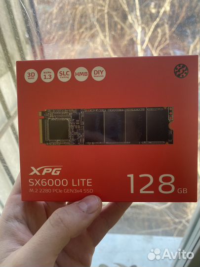SSD накопитель adata XPG SX6000 Lite M.2 2280 128