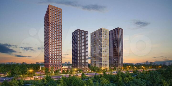 1-к. квартира, 34,3 м², 26/33 эт.