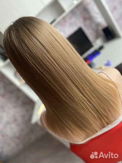 Кератиновое выпрямление волос на дому