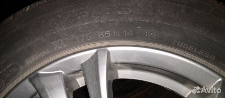 Литые диски r14 с резиной