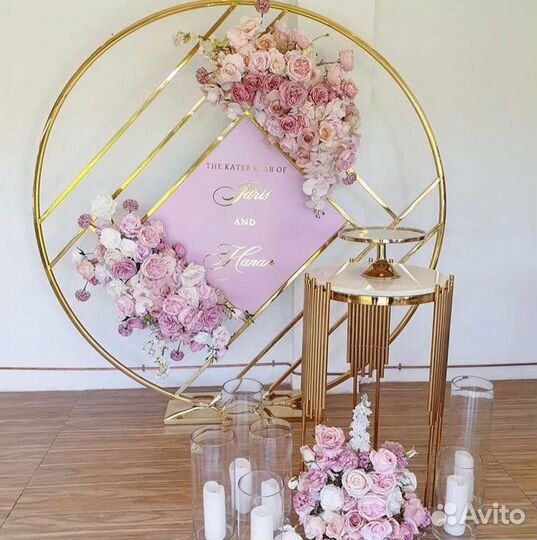 Арка свадебная геометрия. Аренда