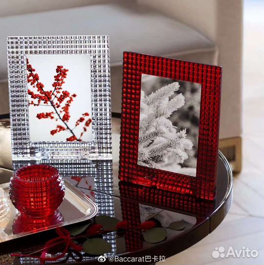 Хрустальные подсвечники фоторамки Baccarat