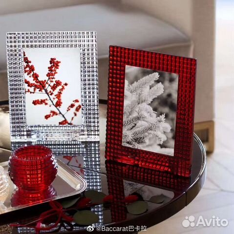 Хрустальные подсвечники фоторамки Baccarat