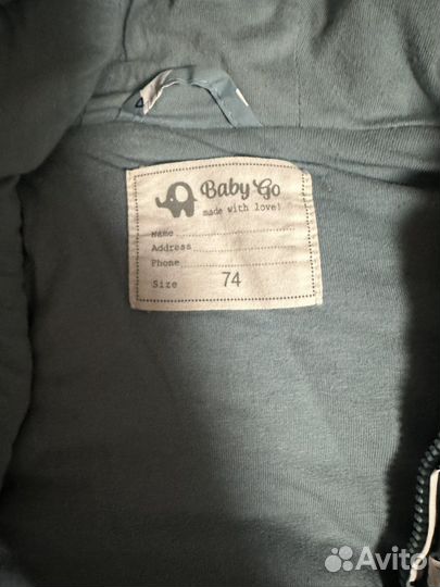 Комбинезон baby go 74
