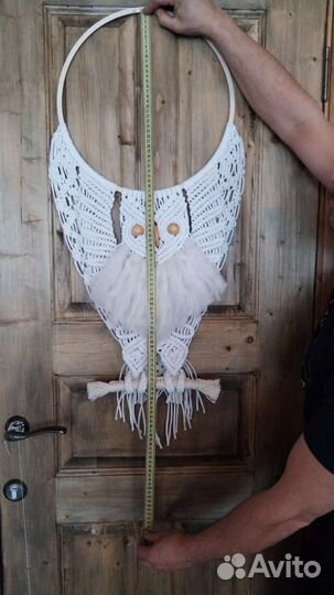 Макраме оберег сова