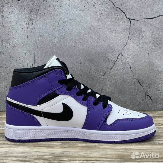 Nike Air Jordan 1 Retro High Court Purple White кр