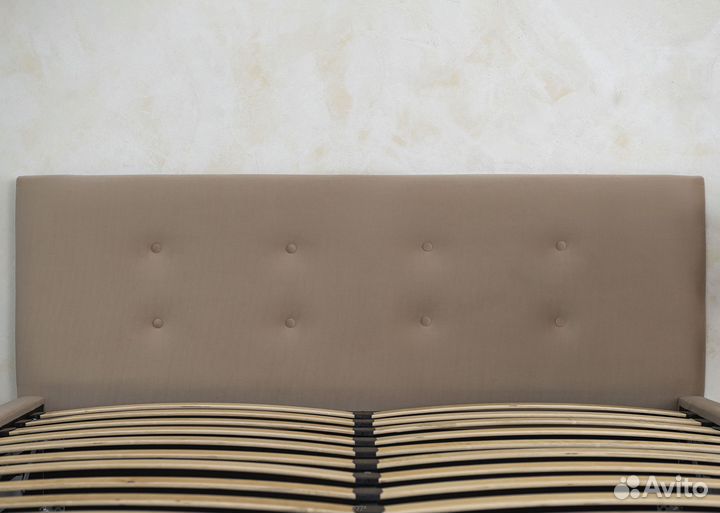 Кровать 160х200 двухспальная Роза велюр