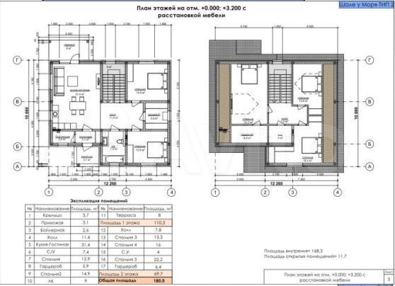 Дом 187 м² на участке 6 сот.