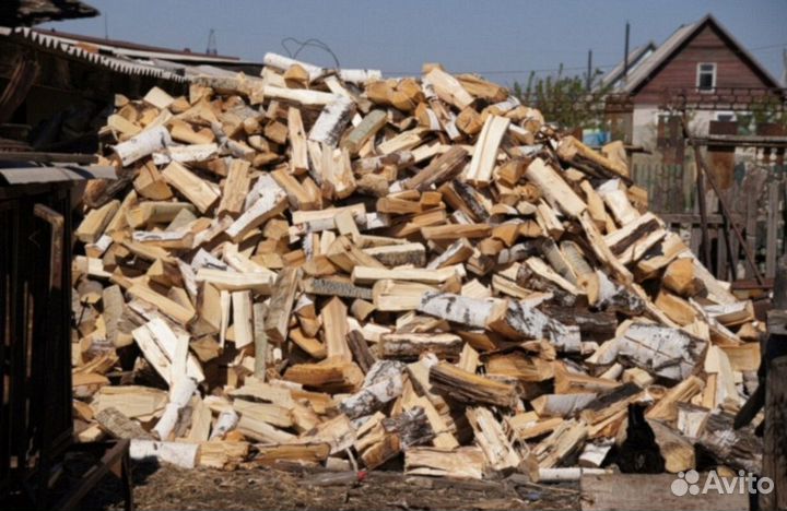 Дрова березовые колотые