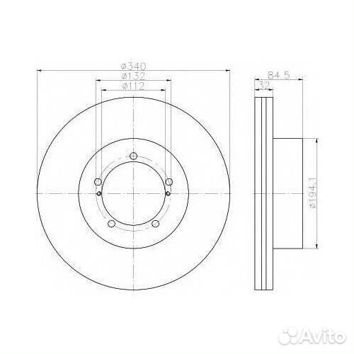 Тормозные диски Toyota Land Cruiser 200