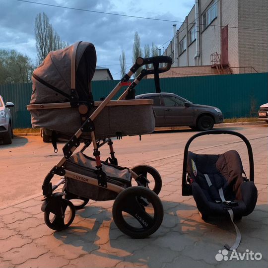 Коляска luxmom 3 в 1