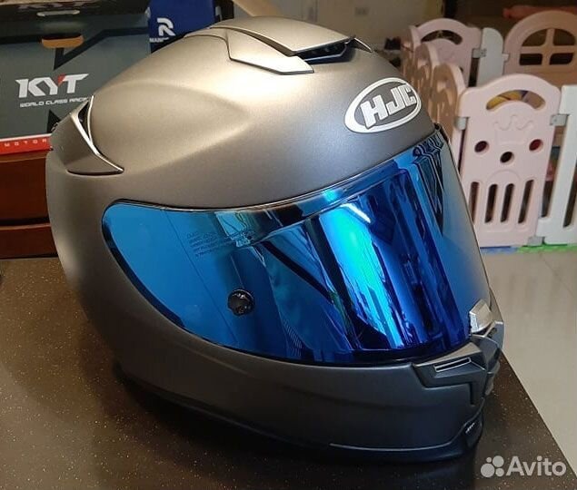 Шлем HJC rpha 70 semi flat titanium