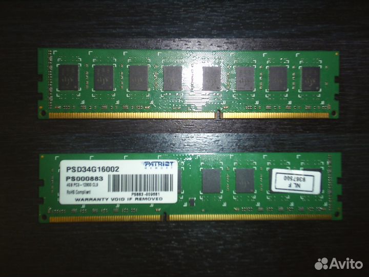 Оперативная ram для пк DDR1/2/3