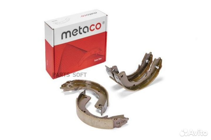 Metaco 3030-029 Колодки ручного тормоза к-кт