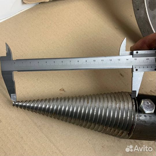 Винтовой дровокол комплект шкив ременная передача