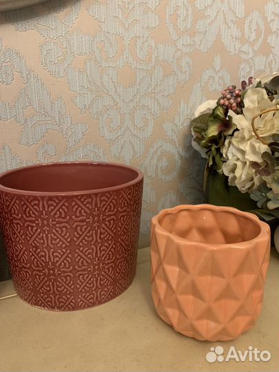 Горшки для цветов новые