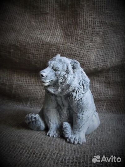 Статуэтка Медведь фигурка из камня подарок