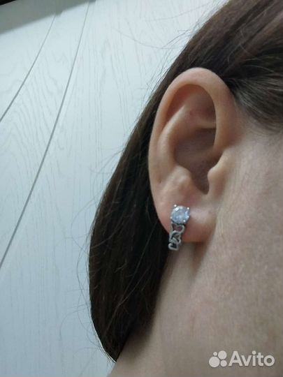 Серебряные серьги