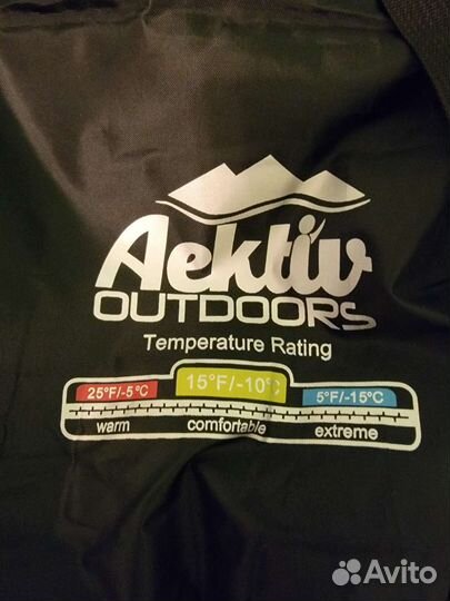 Спальный мешок пуховый Alektiv на -5 (новый)