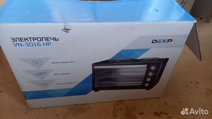 Электро печь на 2 конфорки с духовкой dexp