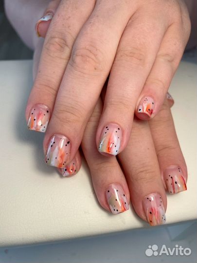 Аппаратный маникюр с покрытием гель-лак