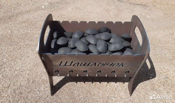 Древесный уголь в брикетах(барбекю,шашлык,мангал)