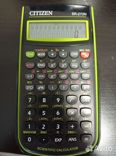 Инженерный Калькулятор citizen sr-270n