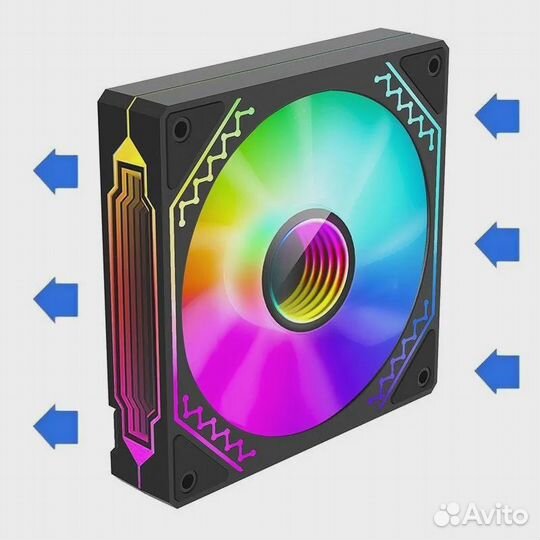 Argb aura rgb 120mm 120мм вентилятор кулер