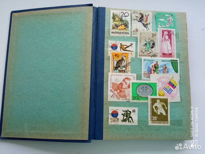 Марки коллекционные с альбомом