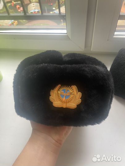 Мужская шапка ушанка летная уи га