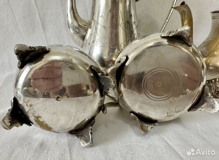 Чайно-кофейный набор латунь