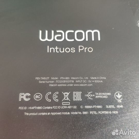 Графический планшет wacom Intuos Pro Large PTH-860