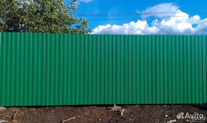 Забор из профнастила от производителя