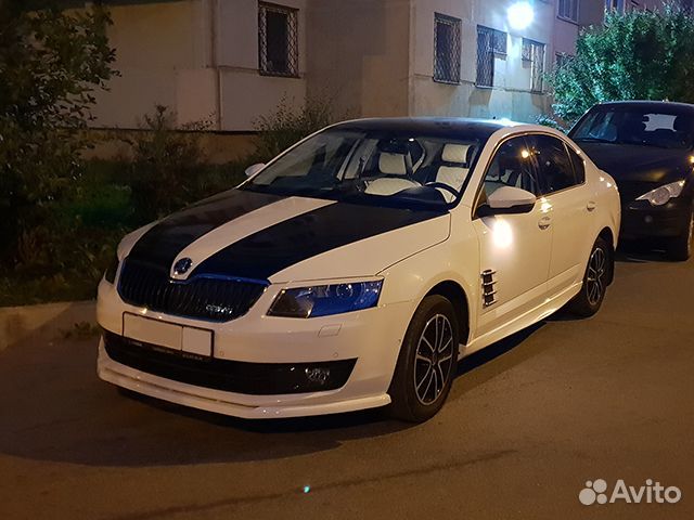 Сплиттер Skoda Octavia A7