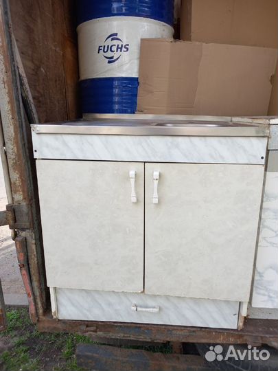 Тумба-мойка для кухни из нерж.стали 60х80