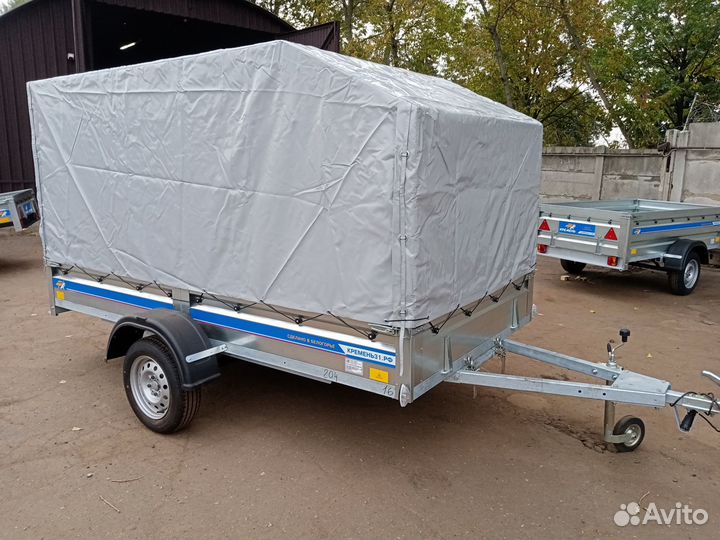 Прицеп Кремень31 3х1.5 с тентом 120 см